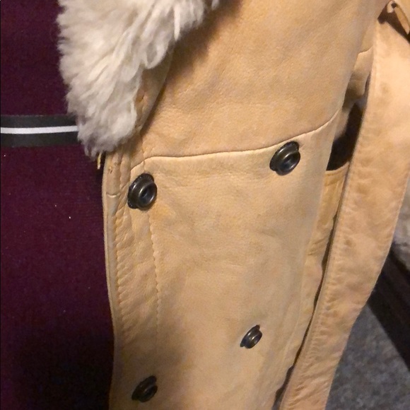 Used leather coat by Wilson’s size M - Picture 6 of 8